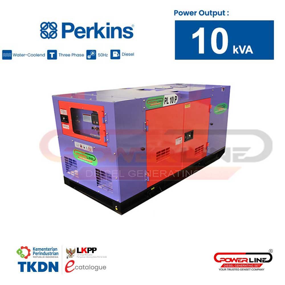 genset perkins 10kva 8000 watt silent